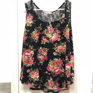 Floral lace Blouse 3X
